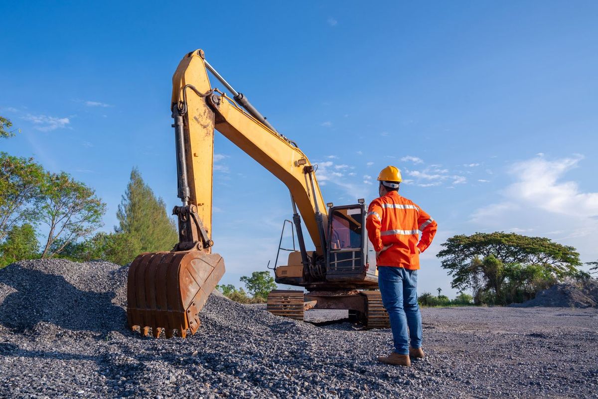 Plant Hire work by TSF Projects
